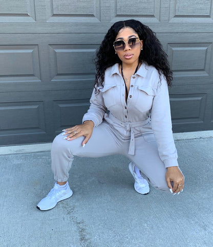 Lola Gray Jumpsuit